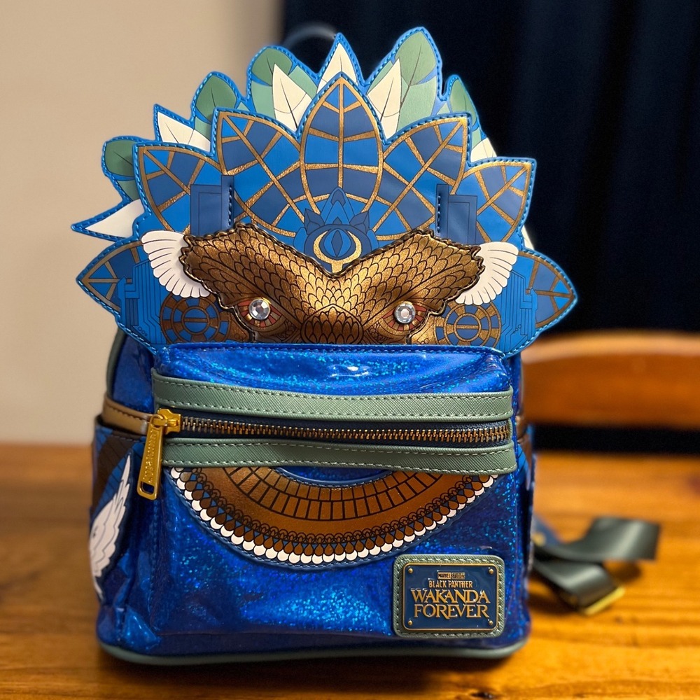 Loungefly Mini Backpack Namor Wakanda Forever Black Panther Marvel Nice Prewned!